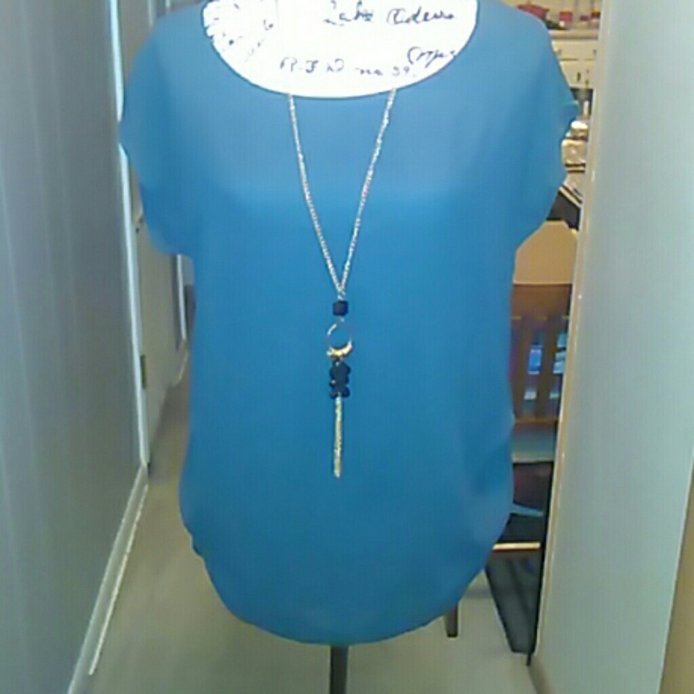 Dark blue blouse